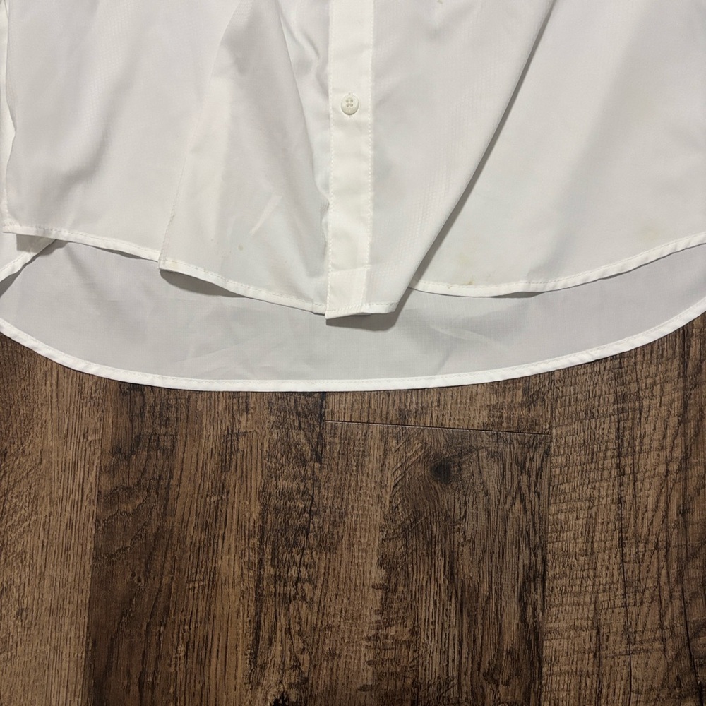 White Button-Up Shirt - Picture 2 of 3